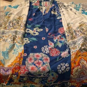 Johnny Was Silk Kimono